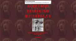 Desktop Screenshot of labrador-retriever.mysteria.cz