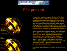 Tablet Screenshot of lordoftherings.mysteria.cz