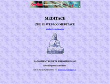 Tablet Screenshot of meditace.mysteria.cz