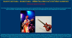 Desktop Screenshot of baskytara.mysteria.cz