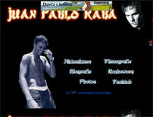Tablet Screenshot of juanpabloraba.mysteria.cz