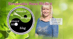 Desktop Screenshot of masaze-dana.mysteria.cz